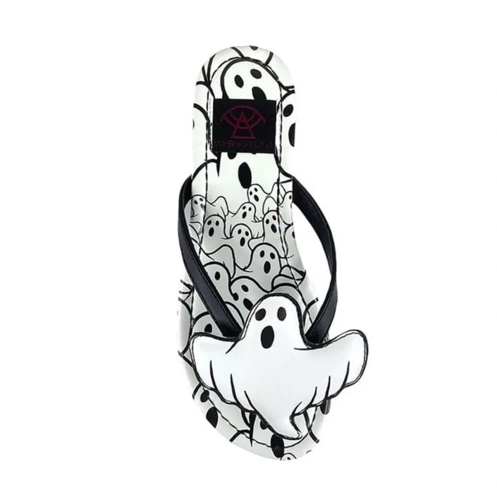 new in box! strangecvlt betty phantom sandal 7 halloween ghost shoe sold out - Picture 1 of 3